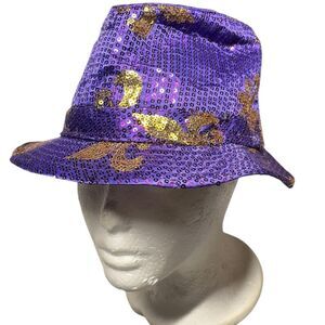 Sequin Fleur-de-Lis Bucket Hat